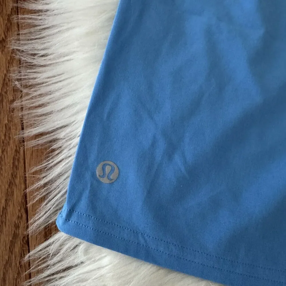 Lululemon Women’s Pace Rival High Rise Shorts Sz 8 Pool Party Blue Lined 5” NWT - Picture 11 of 11